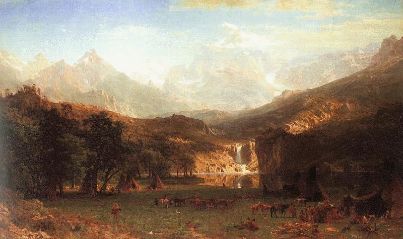 Albert Bierstadt The Rocky Mountains, Landers Peak